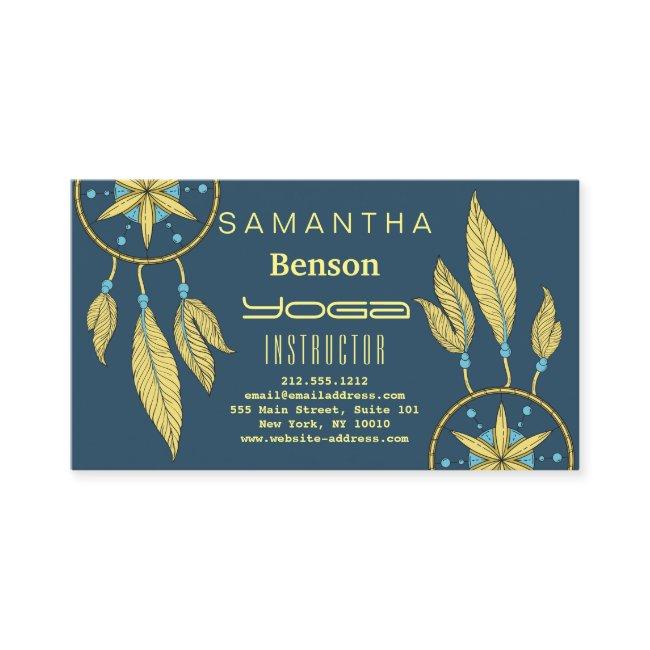 Elegant Dream Catcher Feathers Yoga Instructor