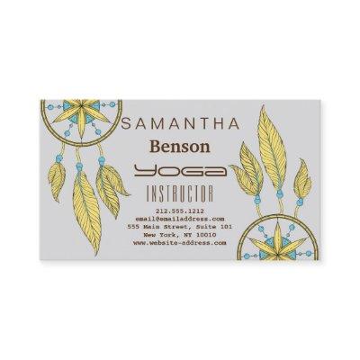 Elegant  Dream Catcher Feathers Yoga Instructor