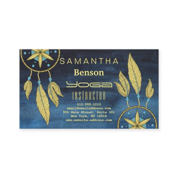 Elegant  Dream Catcher Feathers Yoga Instructor