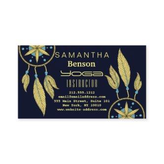 Elegant  Dream Catcher Feathers Yoga Instructor