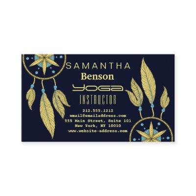 Elegant  Dream Catcher Feathers Yoga Instructor