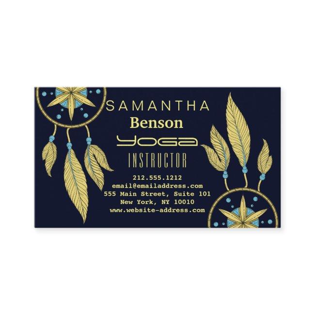 Elegant Dream Catcher Feathers Yoga Instructor