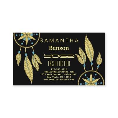 Elegant  Dream Catcher Feathers Yoga Instructor
