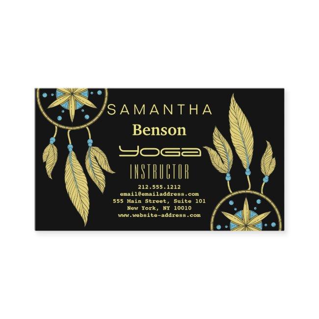 Elegant Dream Catcher Feathers Yoga Instructor
