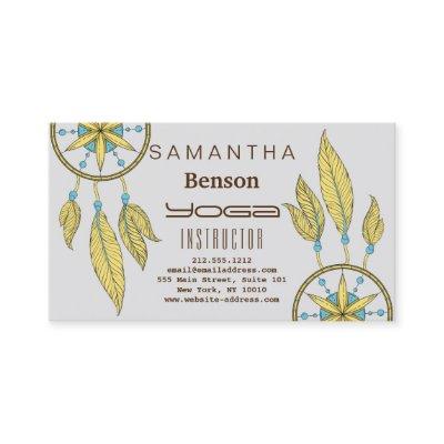 Elegant  Dream Catcher Feathers Yoga Instructor