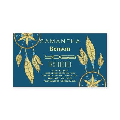 Elegant  Dream Catcher Feathers Yoga Instructor