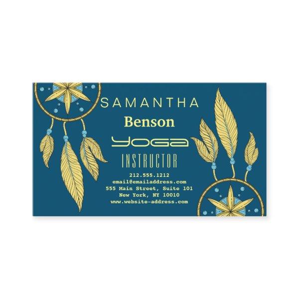 Elegant  Dream Catcher Feathers Yoga Instructor