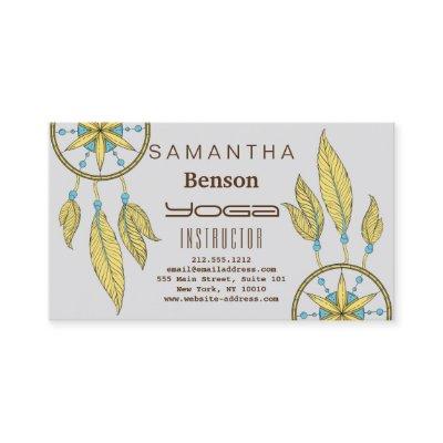 Elegant  Dream Catcher Feathers Yoga Instructor
