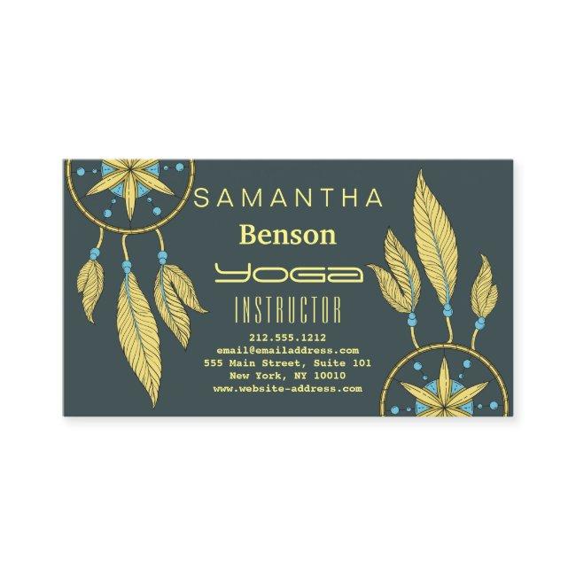 Elegant Dream Catcher Feathers Yoga Instructor