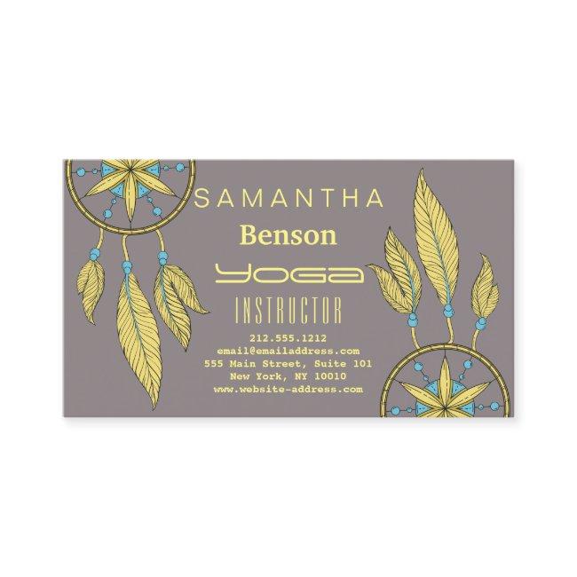 Elegant Dream Catcher Feathers Yoga Instructor