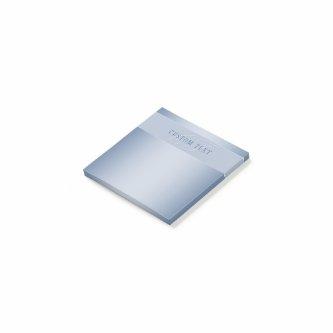 Elegant Editable Monogram Script Writing | Blue Post-it Notes