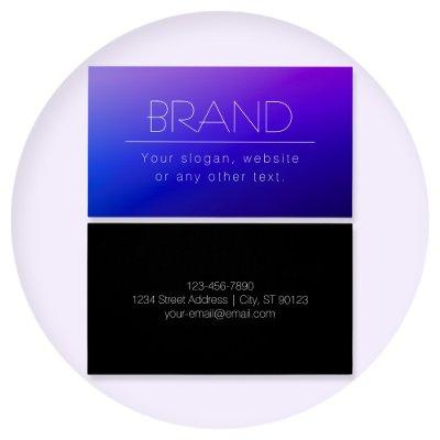 Elegant Editable Text & Modern Fading Purple Color