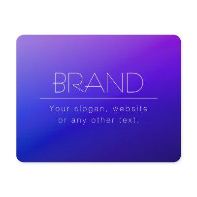 Elegant Editable Text & Modern Fading Purple Color Enclosure Card