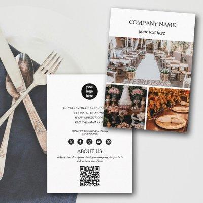 Elegant Event Planning Business 3 Photos QR Code