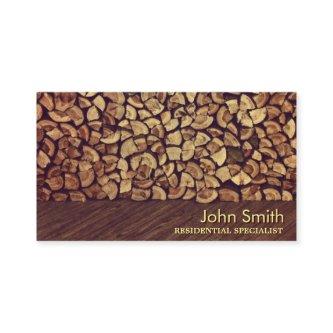 Elegant Firewood Landscaping