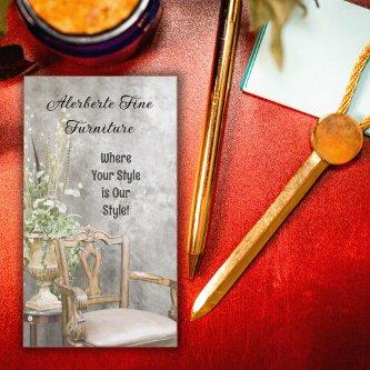 Elegant Floral and Fancy Chair Vertical