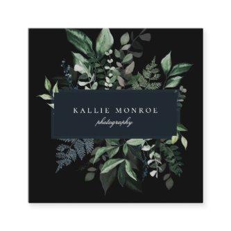 Elegant Forest Foliage Frame Square