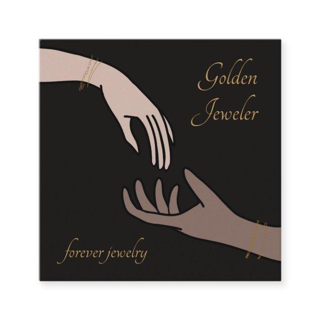 Elegant Forever Permanent Jewelry Square