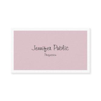 Elegant Freehand Script Clean Design Plain Trendy