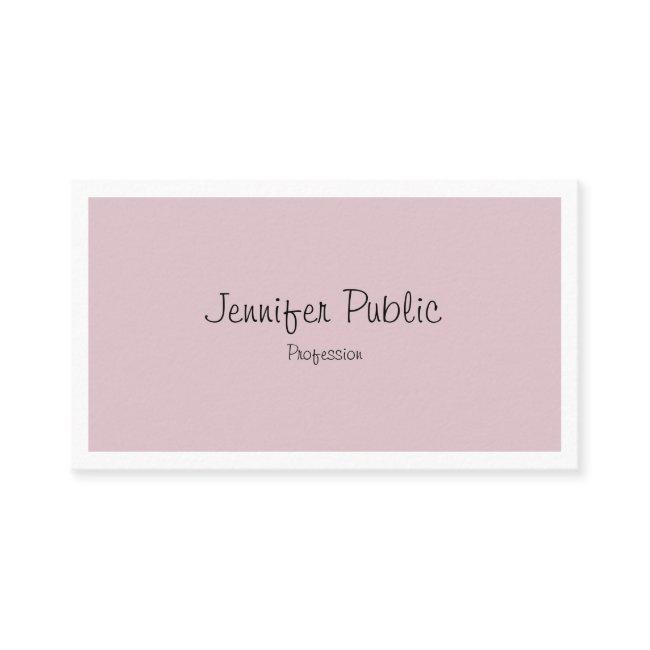 Elegant Freehand Script Clean Design Plain Trendy