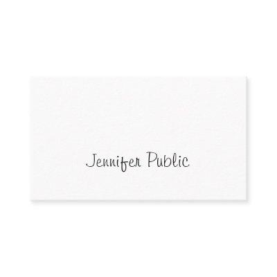 Elegant Freehand Script Minimalist Design Trendy
