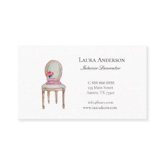 Elegant French chair Interior Decorator