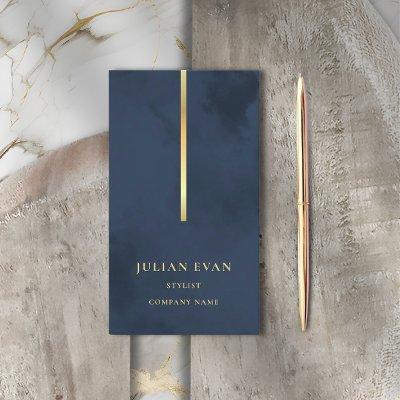 Elegant Glamorous Navy Blue Gold