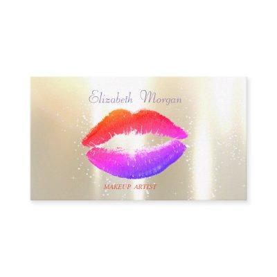 Elegant  Glamorous Shinny,   Faux Gold, Lips