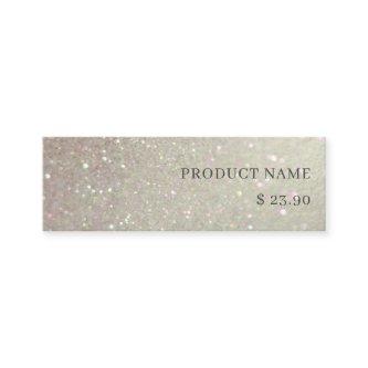 Elegant Glitter Green Pink Aqua Shiny Price Tag