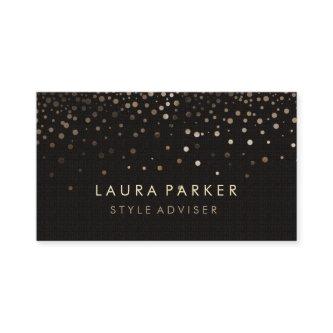Elegant Glitter Subtle Black Faux Background