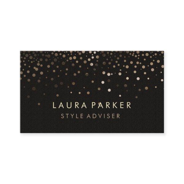 Elegant Glitter Subtle Black Faux Background