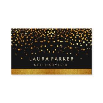 Elegant Glitter Subtle Gold Faux Background