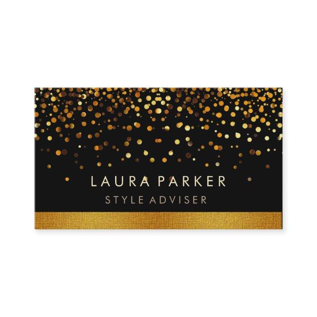 Elegant Glitter Subtle Gold Faux Background
