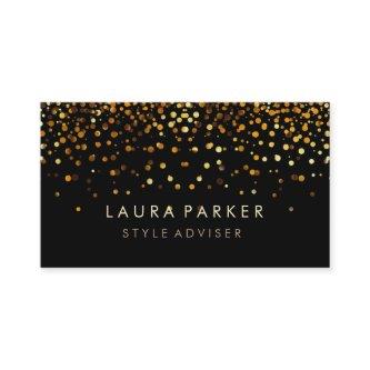 Elegant Glitter Subtle Gold Faux Background
