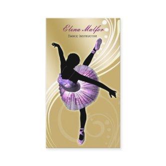 elegant gold ballerina