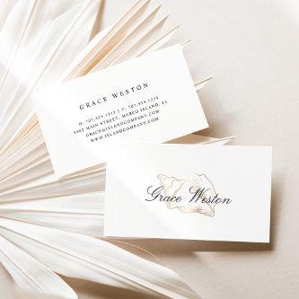 Elegant Gold Conch Shell Script