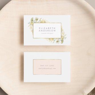 Elegant Gold Framed Wildflower Corporate