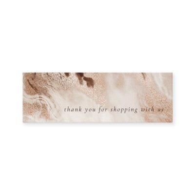 Elegant Gold Glitter Agate Marble Texture Beige Mini