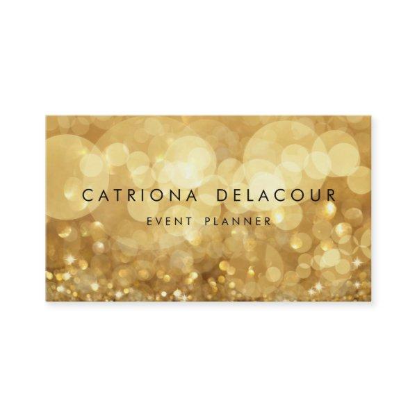 Elegant Gold Glitter Bokeh