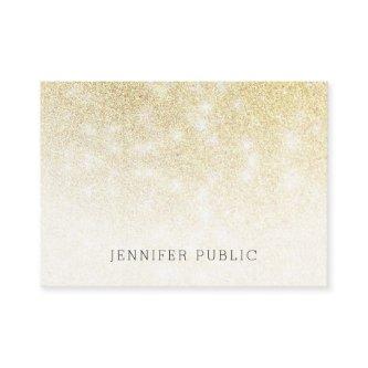 Elegant Gold Glitter Modern Professional Template