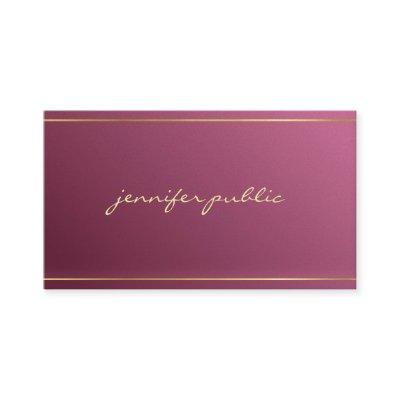 Elegant Gold Hand Script Aesthetic Elite Luxury