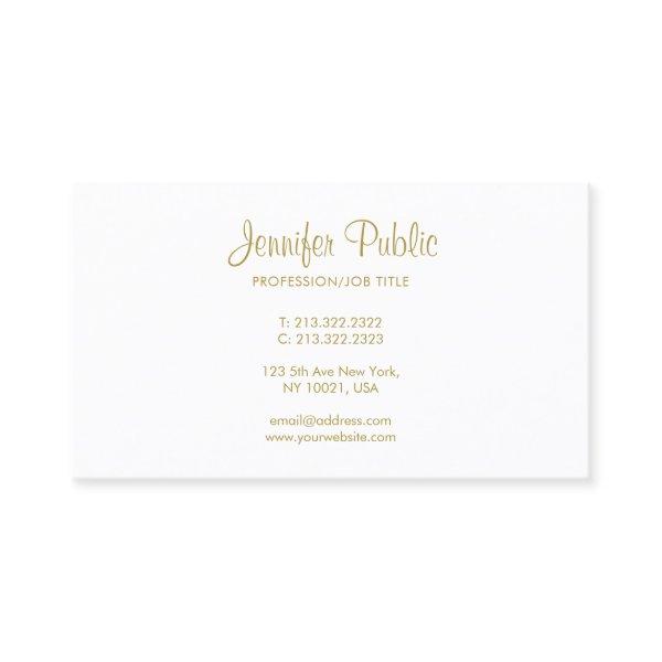 Elegant Gold Hand Script Font Minimalist Sleek