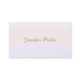 Elegant Gold Handwritten Script Minimalist Trendy