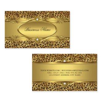 Elegant Gold Leopard print