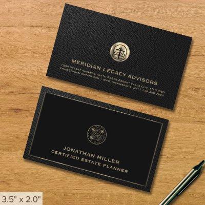 Elegant Gold Logo Professional QR Code