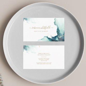 Elegant Gold Marble Agate Pattern Script