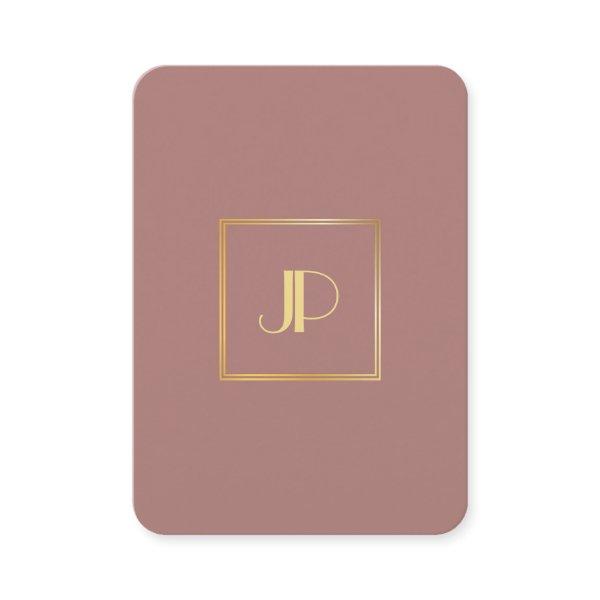 Elegant Gold Monogram Professional Modern Template