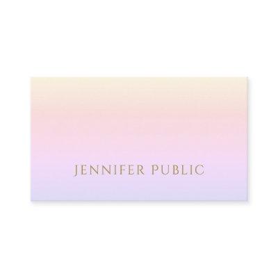 Elegant Gold Script Minimalist Trendy Plain Luxury