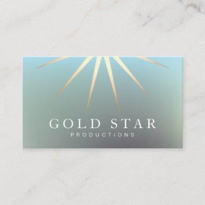 Elegant Gold Star Logo Professional