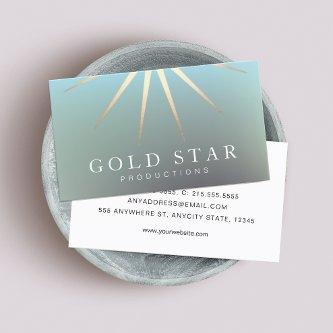 Elegant Gold Star Logo Professional